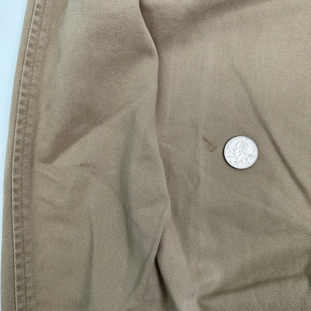 VTG Polo Ralph Lauren Pleated Chino Pants Mens 36 FIT 34x32 Khaki Beige Relaxed